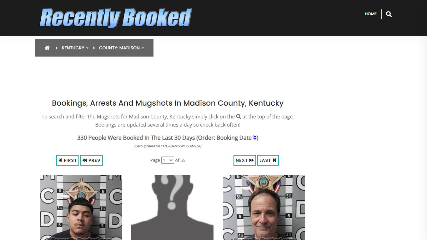 Bookings, Arrests and Mugshots in Madison County, Kentucky